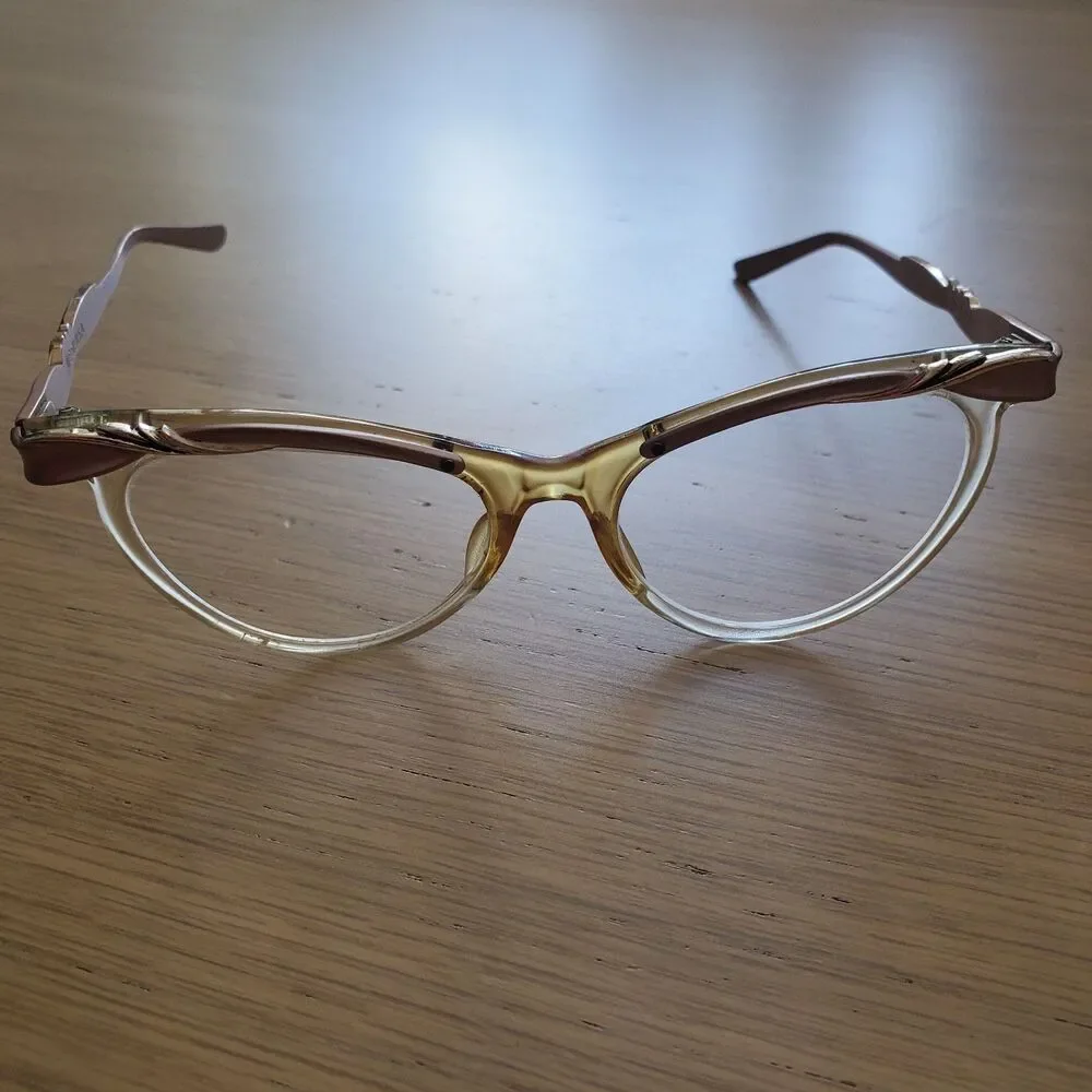 Vintage 50s Donald Pliner Cat Eye Glasses